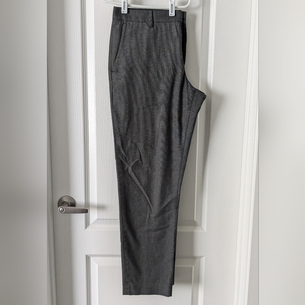 Bonobos Tuesday Slim Black Micro Dobby Pants 33x32